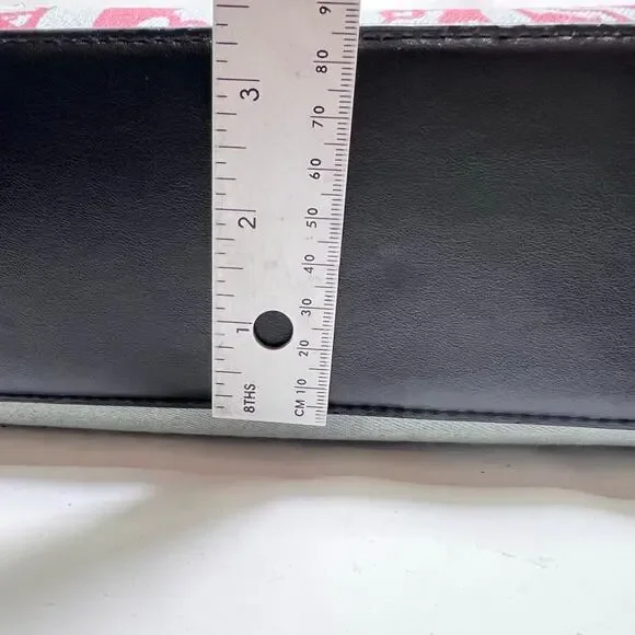 Ed Hardy Denim Tote Crossbody Satchel Bag Denim Pink Tattoo Skull Rhinestones - Picture 12 of 12